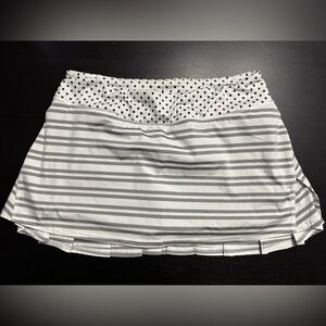 Lululemon Pace Setter Skirt - Size 8
(Rare Striped/Polka Dot Print)